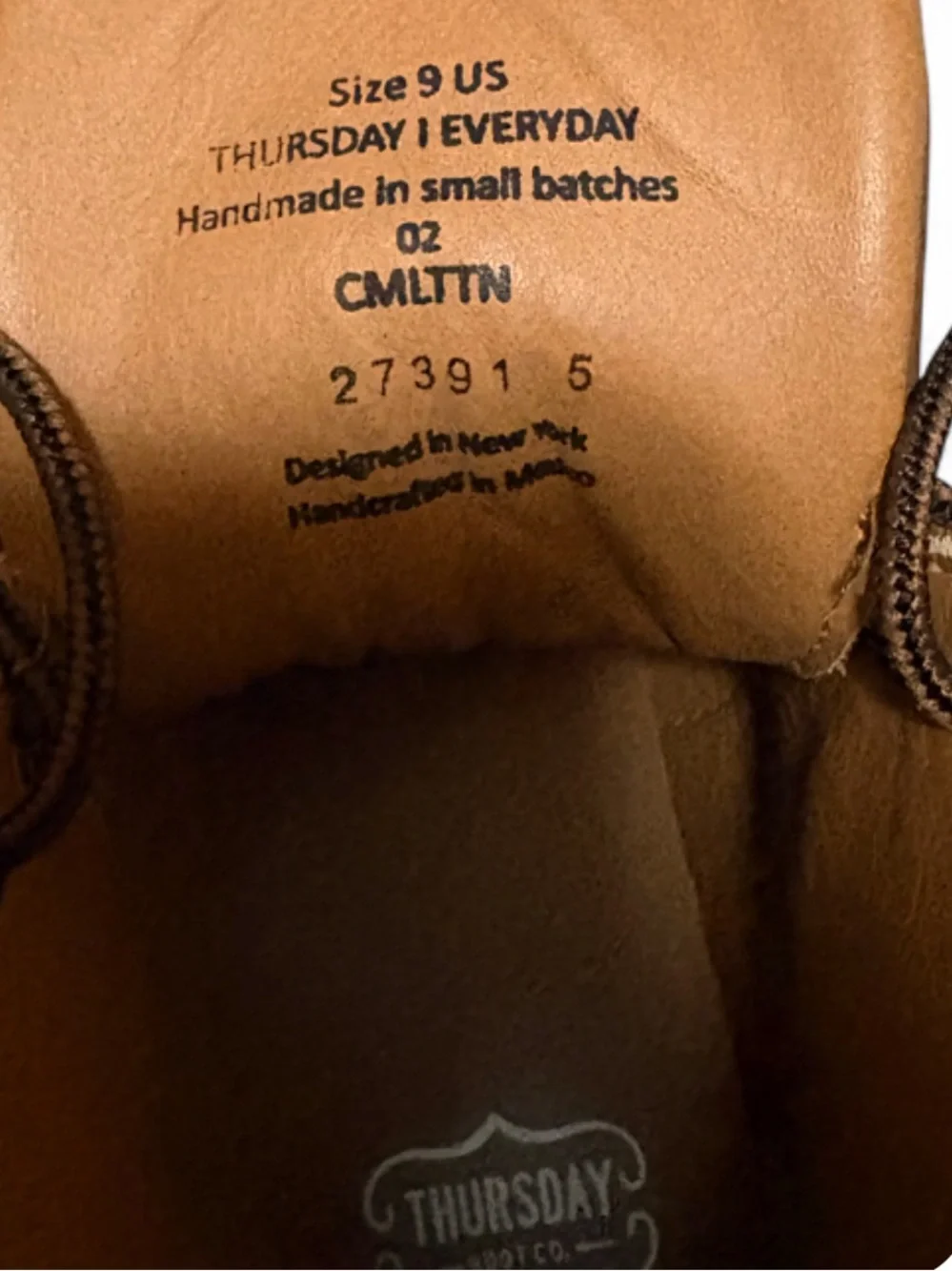 Thursday Boot Company hero…built handle